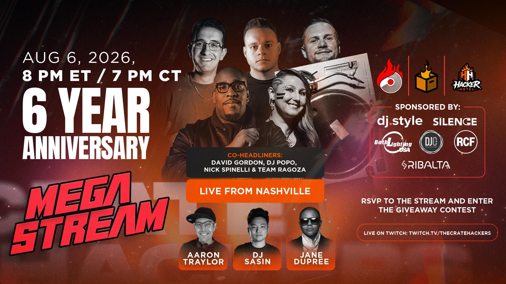 Mega Stream 2026 &mdash; 6 Year Anniversary
